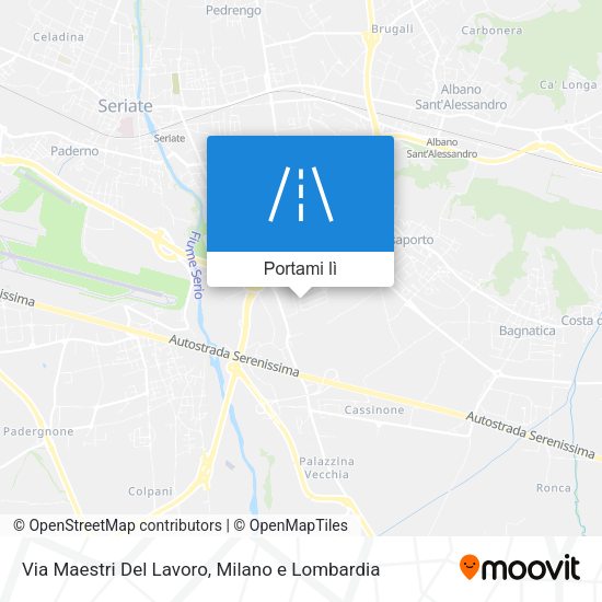 Mappa Via Maestri Del Lavoro