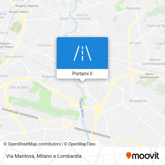 Mappa Via Mantova