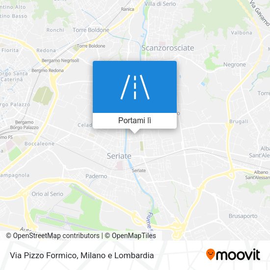 Mappa Via Pizzo Formico