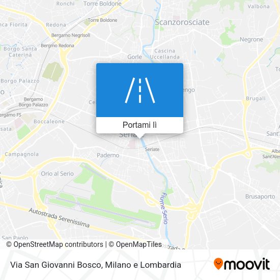 Mappa Via San Giovanni Bosco