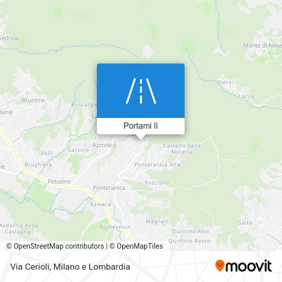 Mappa Via Cerioli