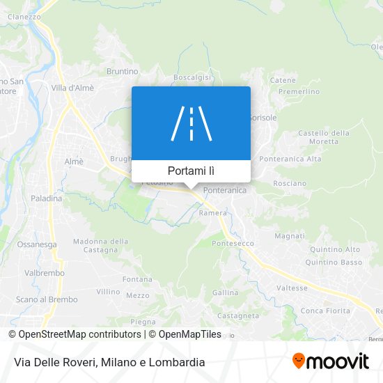 Mappa Via Delle Roveri