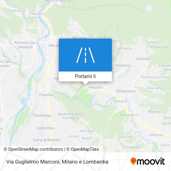 Mappa Via Guglielmo Marconi
