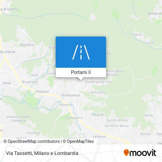 Mappa Via Tassetti