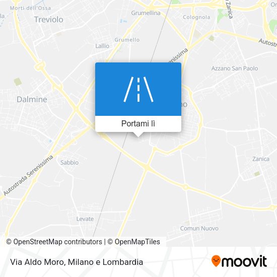 Mappa Via Aldo Moro