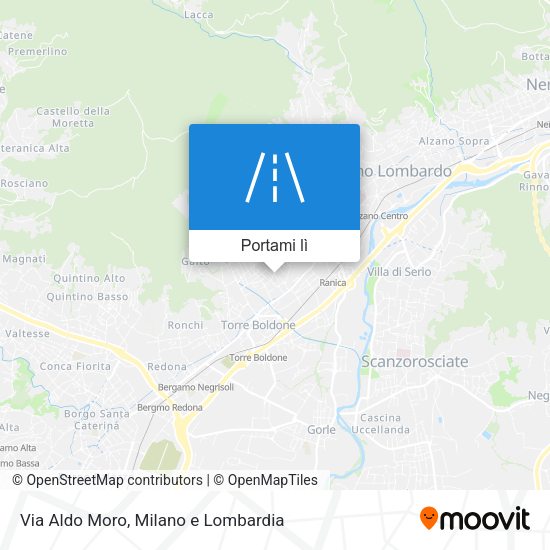 Mappa Via Aldo Moro