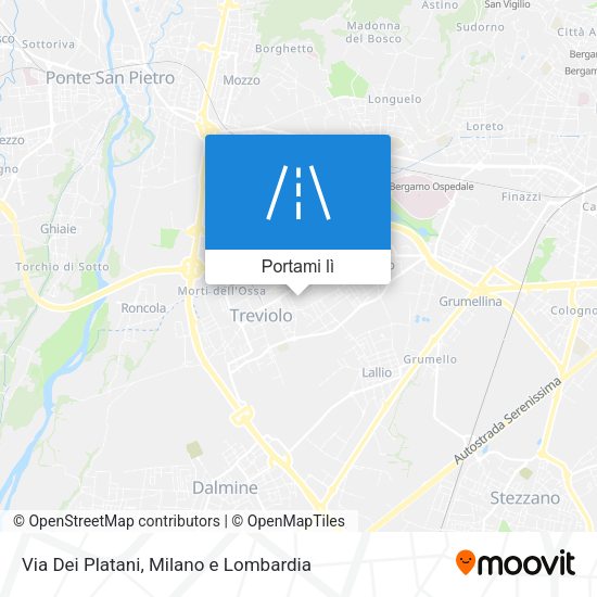 Mappa Via Dei Platani