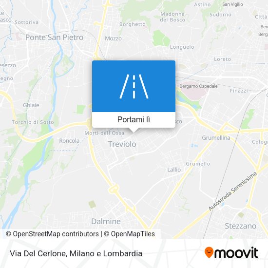 Mappa Via Del Cerlone