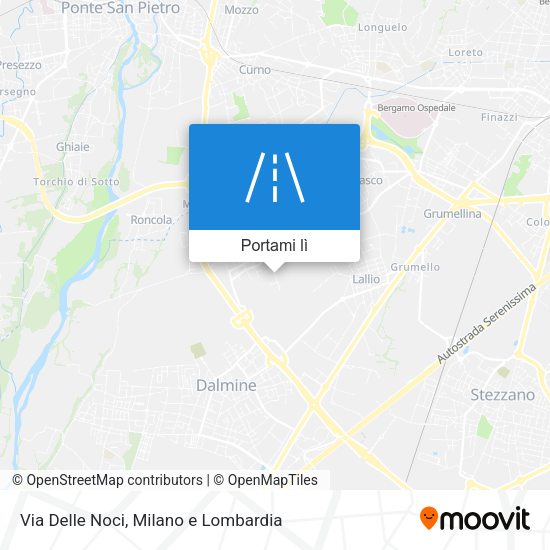 Mappa Via Delle Noci