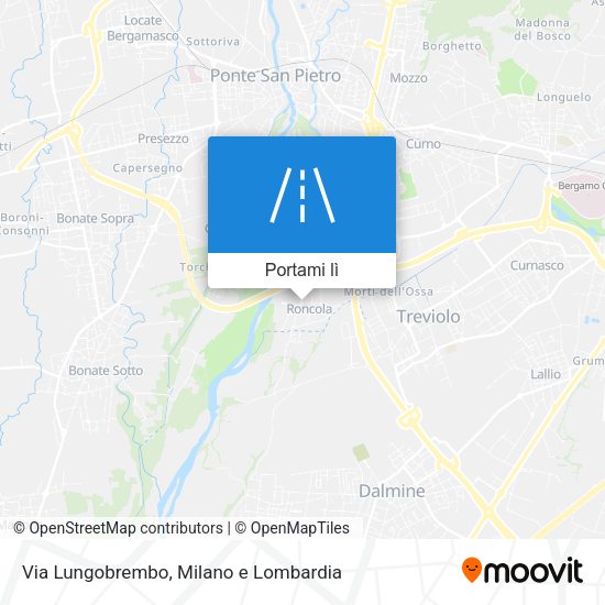 Mappa Via Lungobrembo