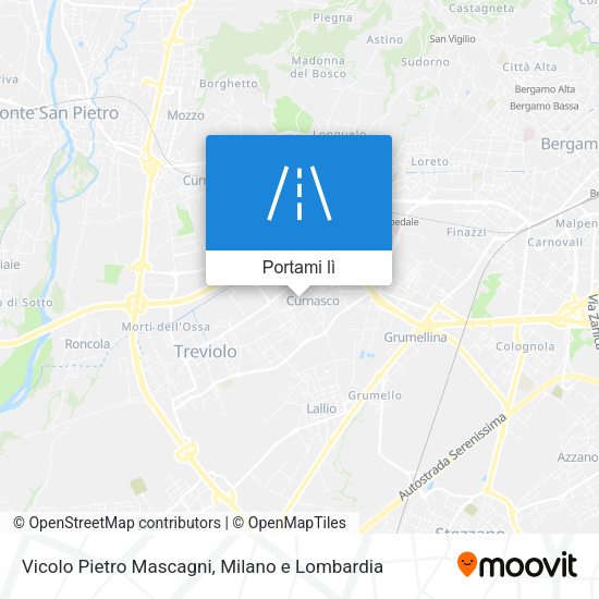 Mappa Vicolo Pietro Mascagni