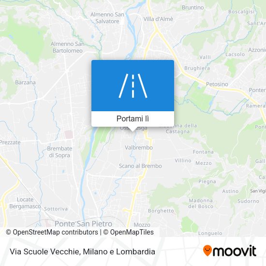 Mappa Via Scuole Vecchie