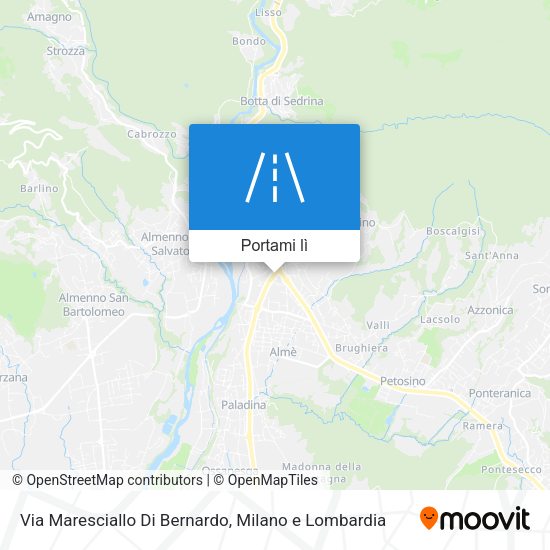 Mappa Via Maresciallo Di Bernardo