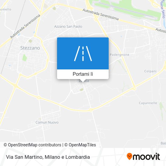 Mappa Via San Martino