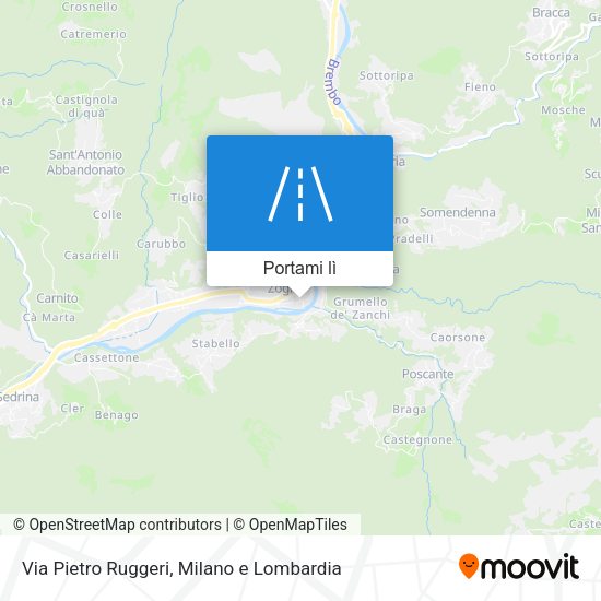Mappa Via Pietro Ruggeri