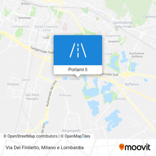 Mappa Via Del Finiletto