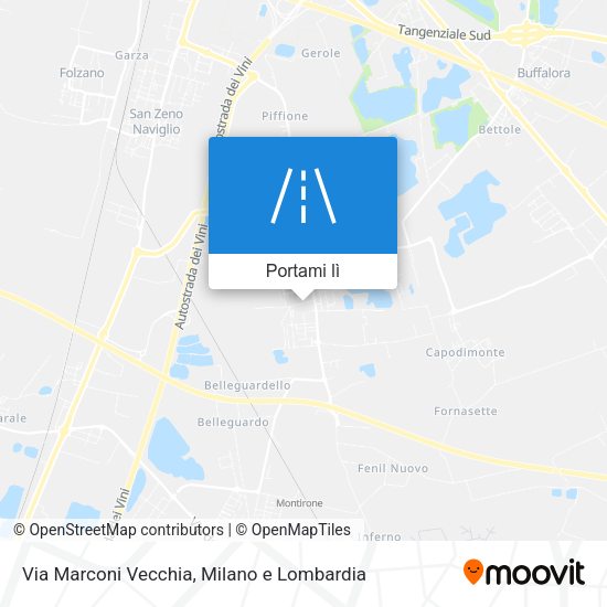 Mappa Via Marconi Vecchia