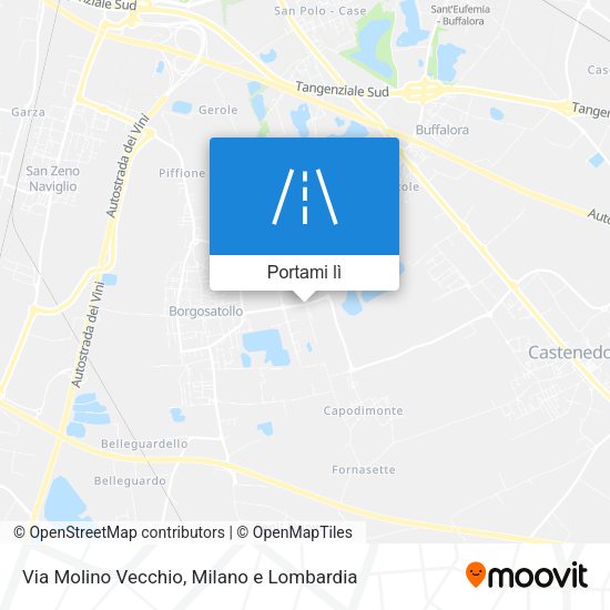 Mappa Via Molino Vecchio