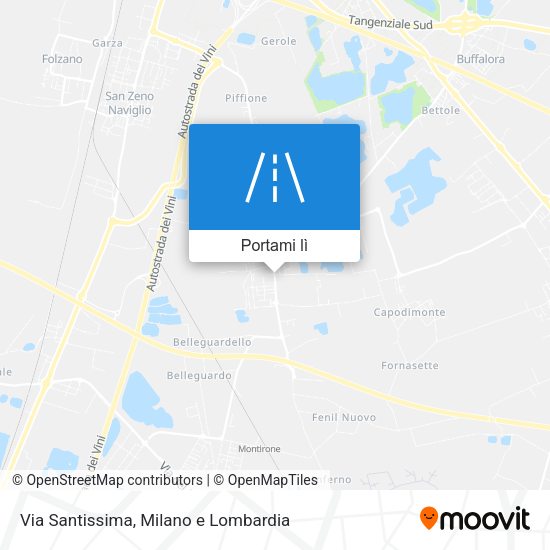 Mappa Via Santissima