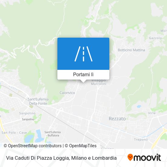 Mappa Via Caduti Di Piazza Loggia