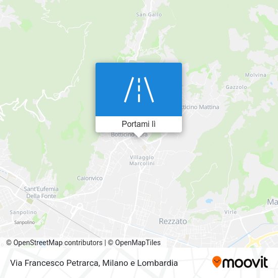 Mappa Via Francesco Petrarca