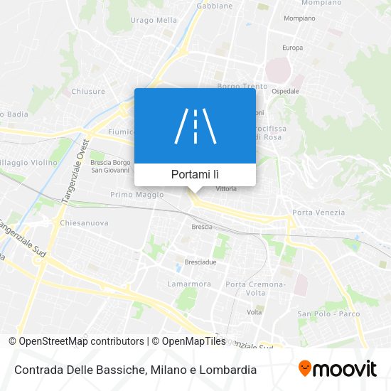 Mappa Contrada Delle Bassiche