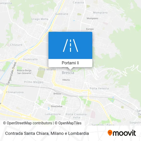 Mappa Contrada Santa Chiara