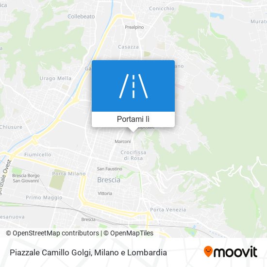 Mappa Piazzale Camillo Golgi