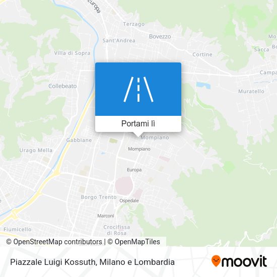 Mappa Piazzale Luigi Kossuth