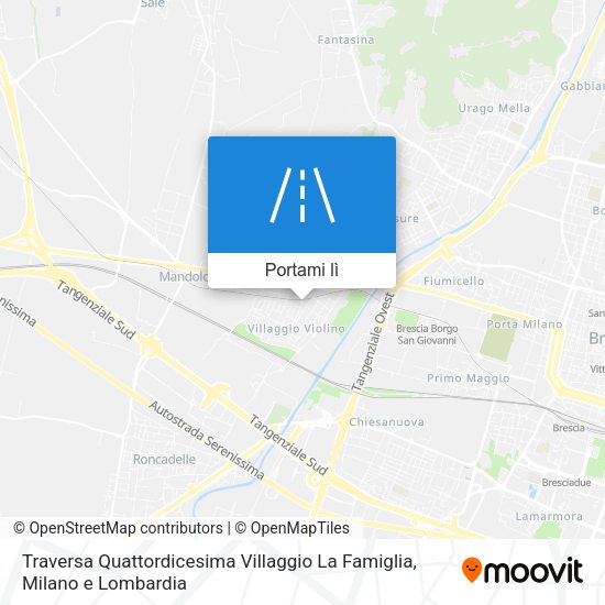 Mappa Traversa Quattordicesima Villaggio La Famiglia