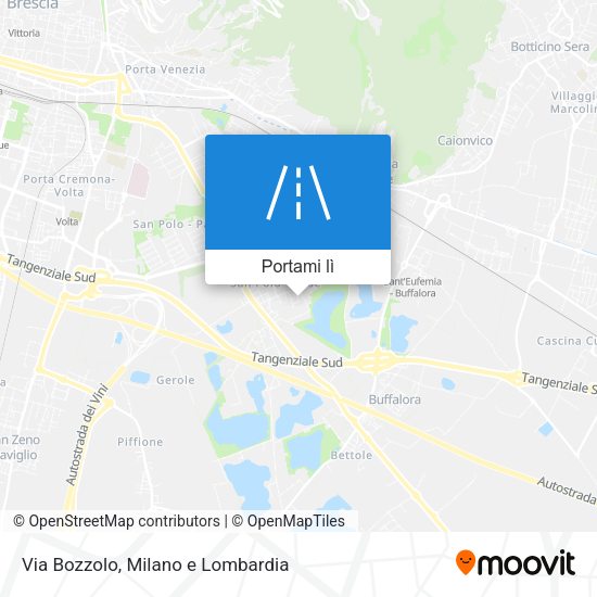Mappa Via Bozzolo