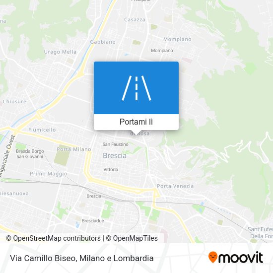 Mappa Via Camillo Biseo