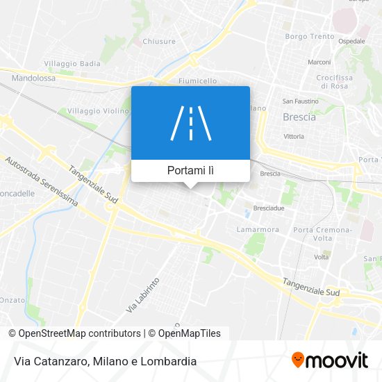 Mappa Via Catanzaro