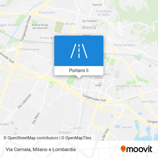 Mappa Via Cernaia