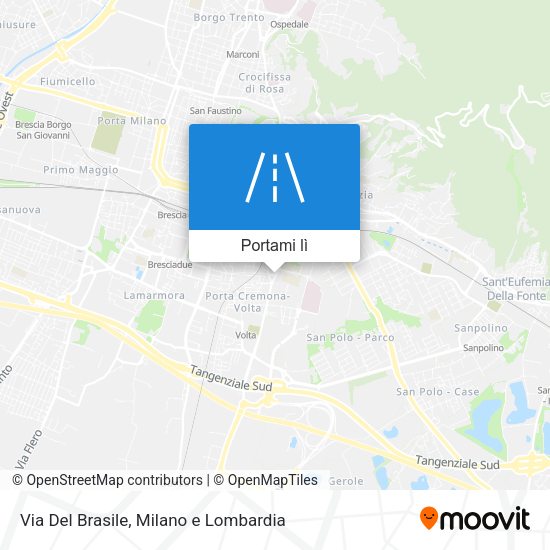 Mappa Via Del Brasile
