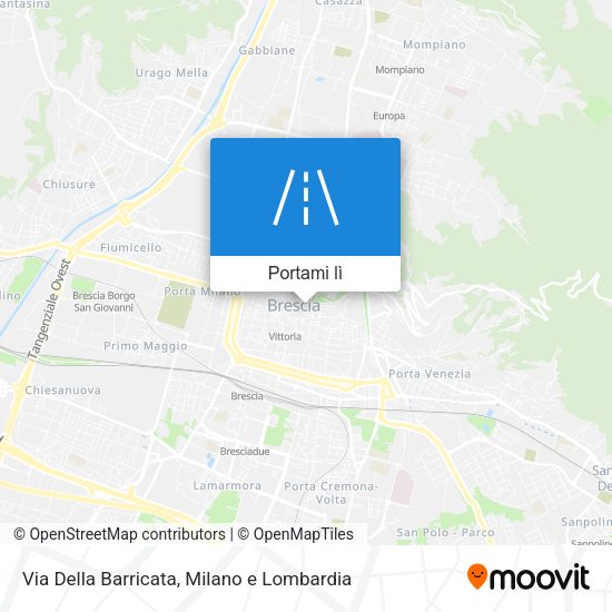 Mappa Via Della Barricata