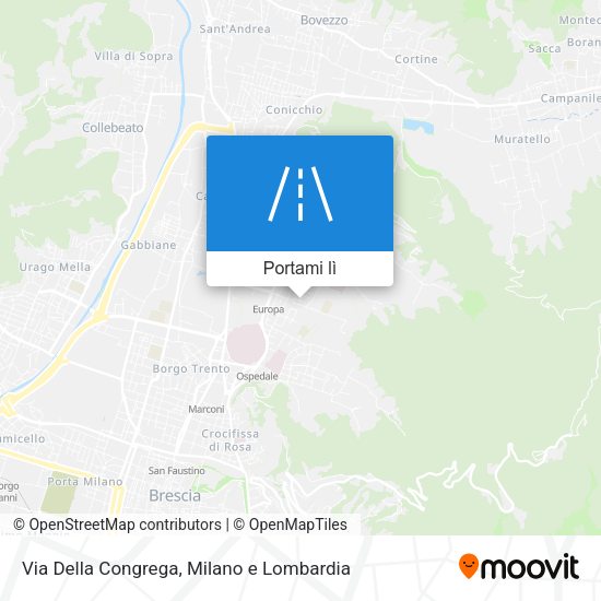 Mappa Via Della Congrega