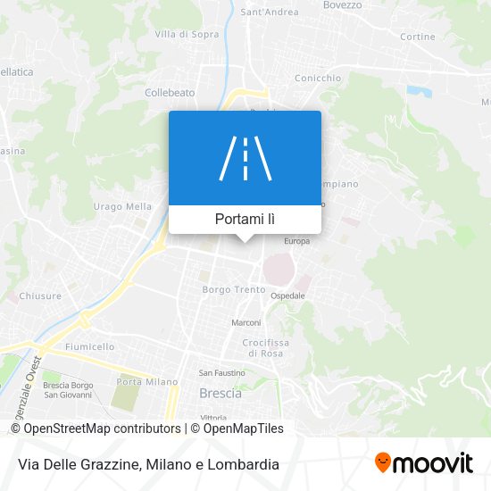 Mappa Via Delle Grazzine