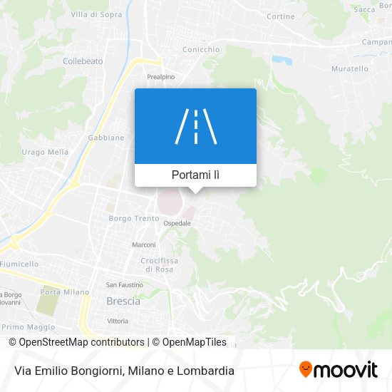 Mappa Via Emilio Bongiorni