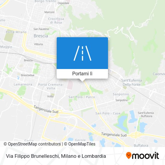 Mappa Via Filippo Brunelleschi
