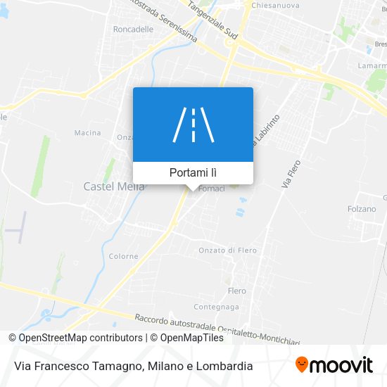 Mappa Via Francesco Tamagno