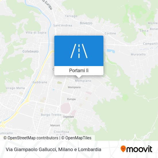 Mappa Via Giampaolo Gallucci