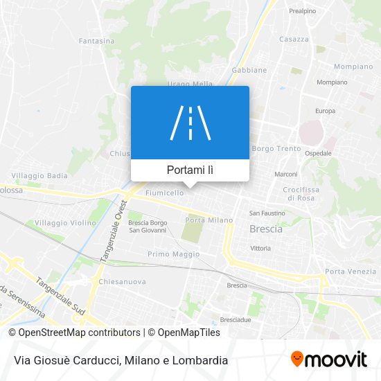 Mappa Via Giosuè Carducci