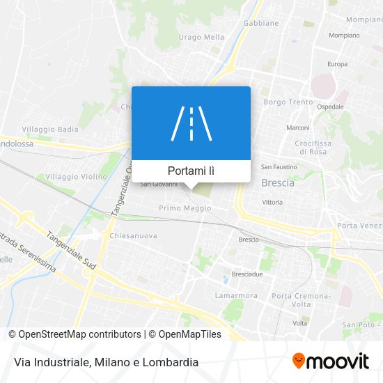 Mappa Via Industriale
