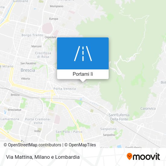 Mappa Via Mattina