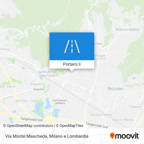 Mappa Via Monte Mascheda