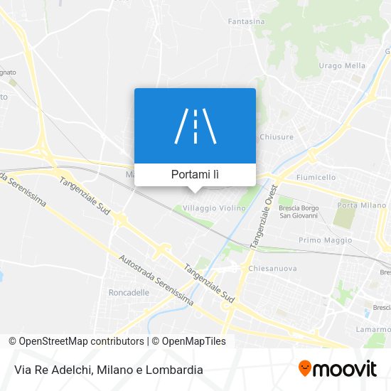 Mappa Via Re Adelchi