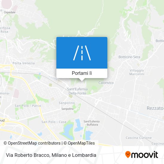 Mappa Via Roberto Bracco