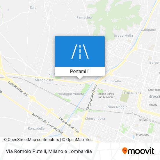 Mappa Via Romolo Putelli