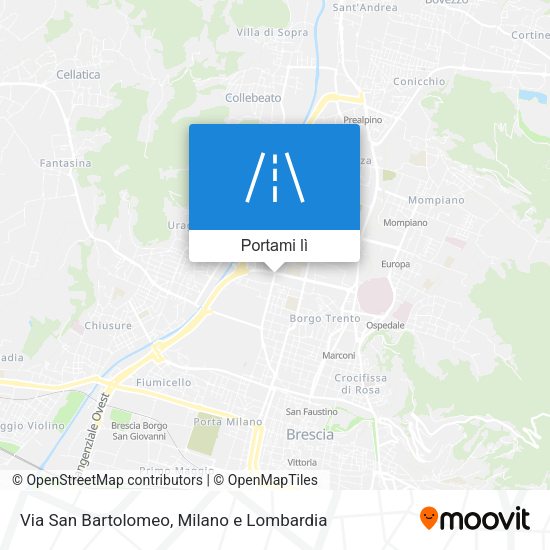 Mappa Via San Bartolomeo